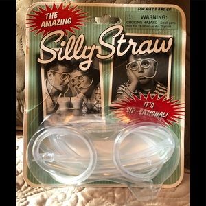 Silly straw gag gift